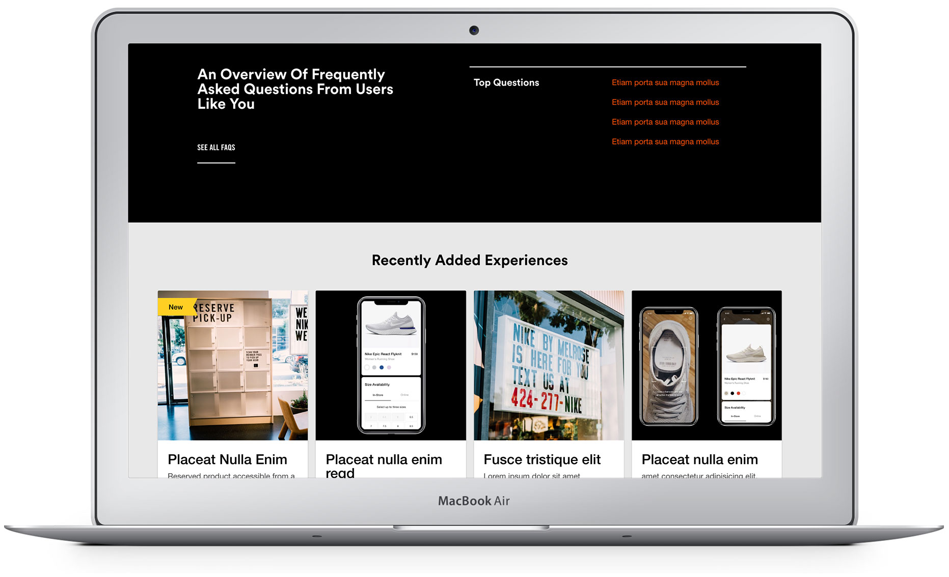 Retail Concepts Desktop Screens