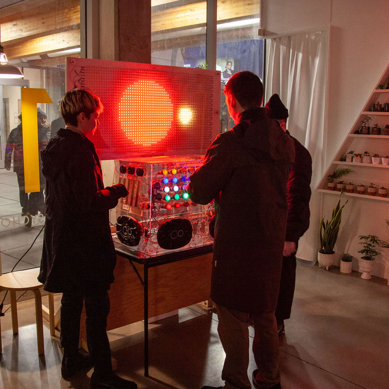 Audio Visual Installation for CETI Winter Lights Festival